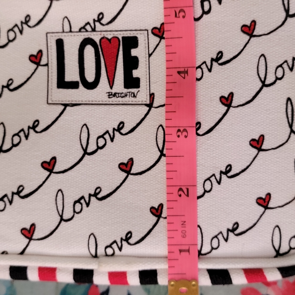 Brighton love small cross body bag lots of hearts